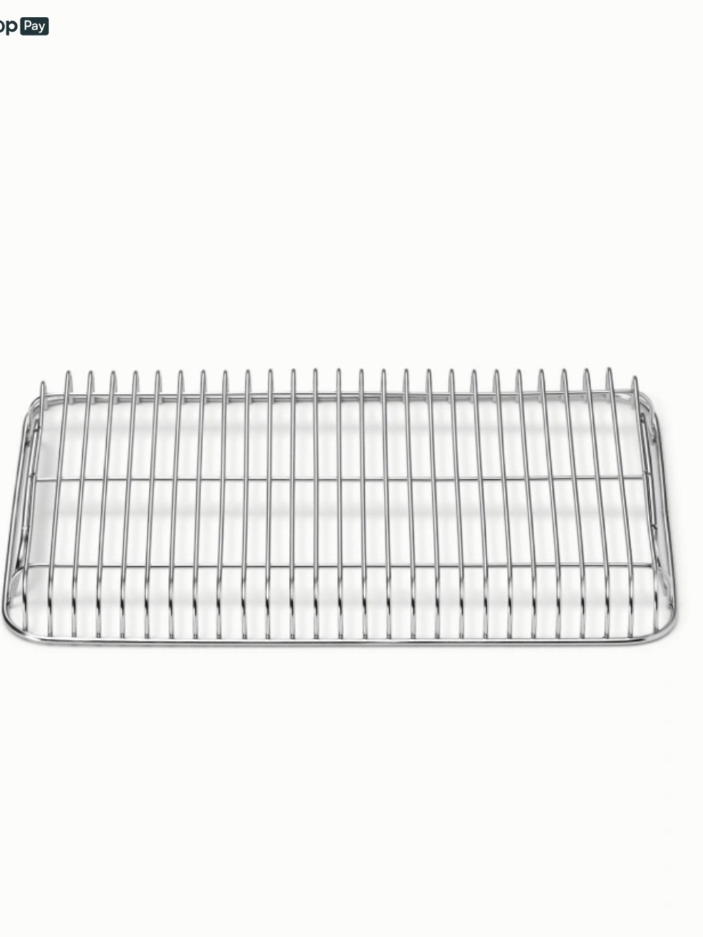 CARAWAY Small Cooling Rack 13x9” Stainless Steel Rack, Silver, NWT